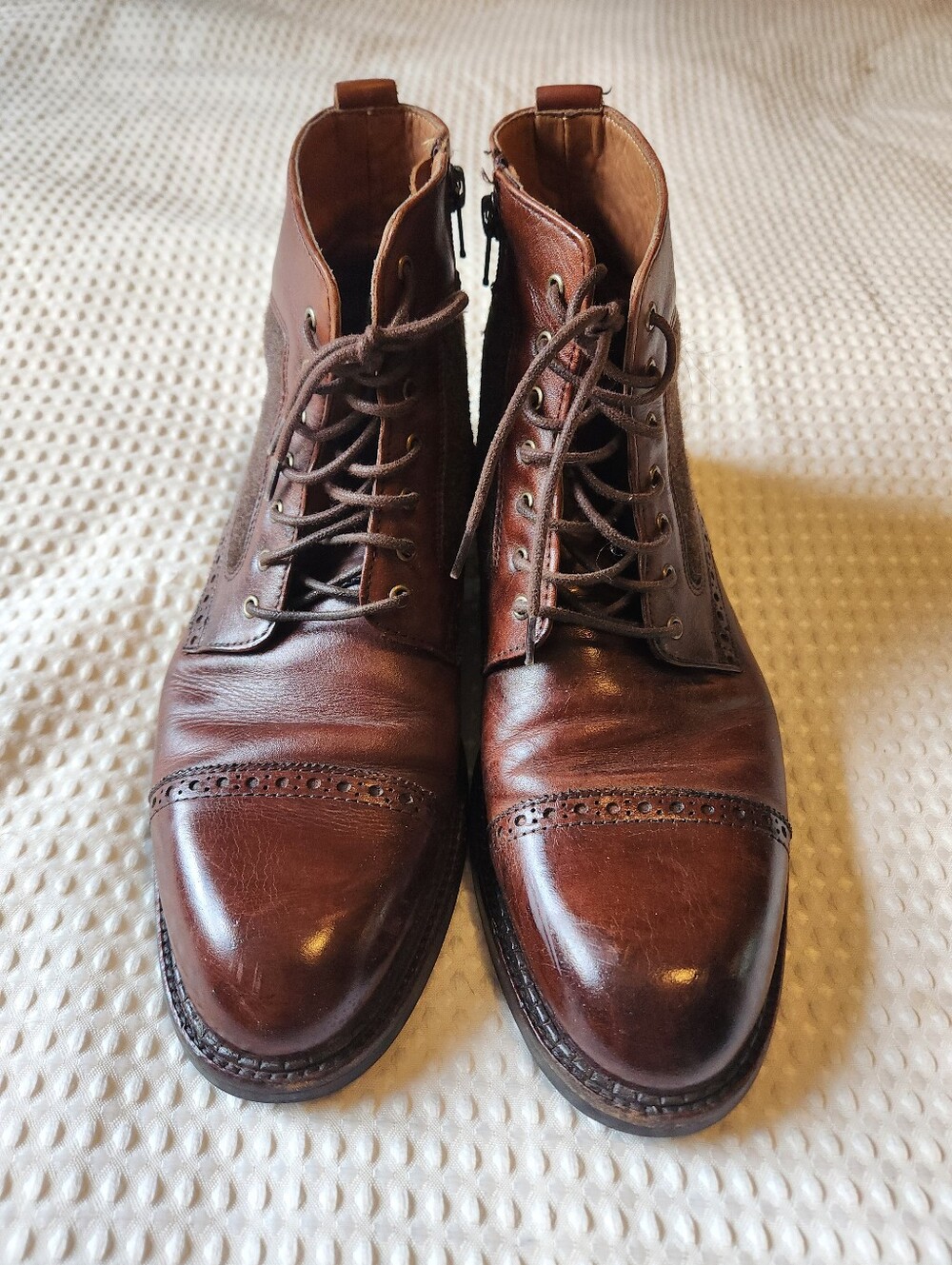 Men's Leather Boots Size 9